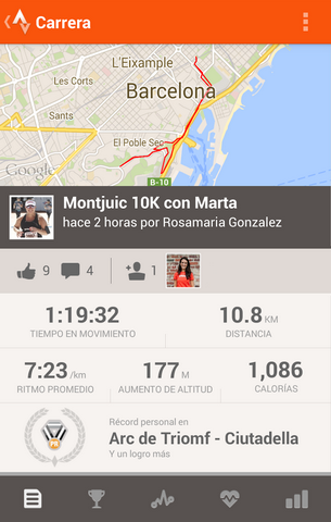 Strava GPS Correr Ciclismo